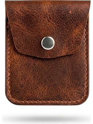 Oh Deer Leather  Hakiki Deri Kartlık Cüzdan – İnce, Şık ve Dayanıklı | El Yapımı Frisco Deri | Çıtçıtlı Güvenli Tasarım