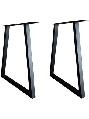 Beasym Metal Ayak Ahşap Masif Kütük Orta Yan Zigon Sehpa Bank Ayağı Profil Ayaklar