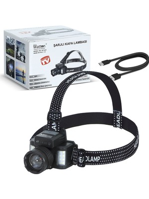 Sensörlü Cree Tg LED Şarjlı Kafa Lambası WT-625