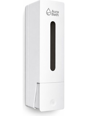 Aura Bath Duvara Monte Sıvı Sabunluk Şampuan Dispenseri Sızdırmaz Tekli Banyo Organizer 400ML