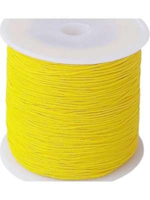 Urfakent Paraşüt Ipi, Bileklik-Kolye Örgü Ipi 1 mm 50 Metre Sarı