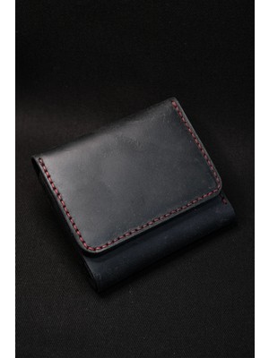 Inkd Deri Erkek Tri-Fold Cüzdan - Hakiki Dana Derisi - El Işçiliği