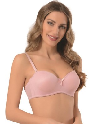 NBB Beyaz Desteksiz Straplez Sütyen