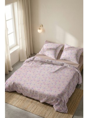Cotton Collection Tek Kişilik Nevresim Takımı Menekşe