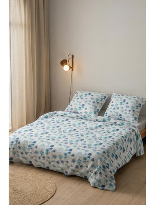 Cotton Collection Çift Kişilik Nevresim Takımı Palmiye