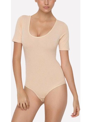 NBB Ten Rengi Kısa Kol Çıtçıtlı Body