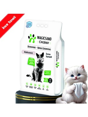 Magicsand İnce Taneli Kokusuz Kedi Kumu 20 Lt