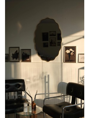 Mks Design 60X90 Asimetrik Ayna / Düzensiz Ayna / Asimetrik Ayna / Ayna Dekoru / Düzensiz Ayna / Lüks Ayna