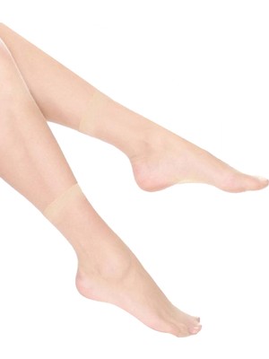 NBB Sahra Tam Parlak 15 Denye Burunsuz Soket Çorap