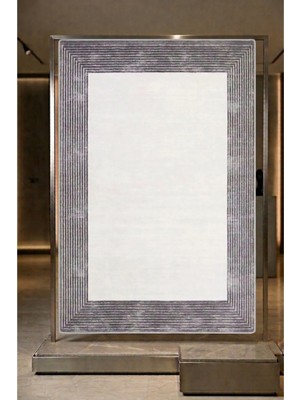 Ceremony Home Modern Gri Oturma Odası Halısı ve Salon Halısı