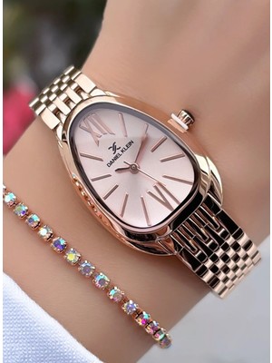 Daniel Klein Orijinal Çelik Kordon Kadın Kol Saati 3 Atm Su Geçirmezlik Bileklik Hediyeli