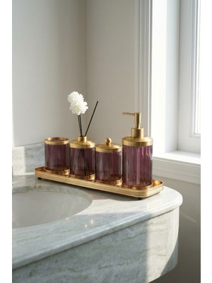 Acar Spiffy Tepsili Sıvı Sabunluk, Çubuklu Oda Kokusu & Pamukluk Seti