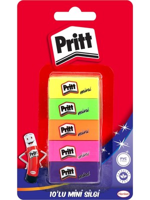 Mini Silgi 10'lu Blister