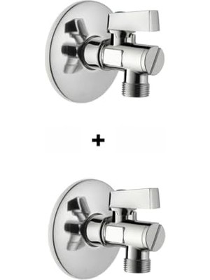 Filtreli Ara Musluk A45254, Krom, 2 Adet