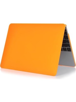 Pro 15 Inç Kılıf A1707 A1990 Uyumlu – Mat Sert Hard Shell Tpu Kapak, Darbe ve Çizilme Koruma, Ince & Hafif Tasarım Turuncu