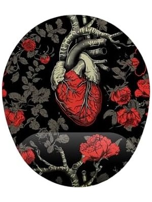 Anatomik Kalp Bilek Destekli Mouse Pad