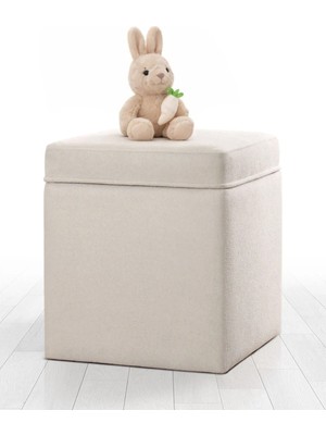 Oliver Çocuk Sandıklı Puf Krem