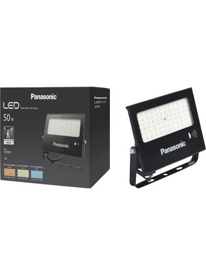 LED Floodlıght Sensor 50W 4270LM 4000K Kelvin-Sarı Işık