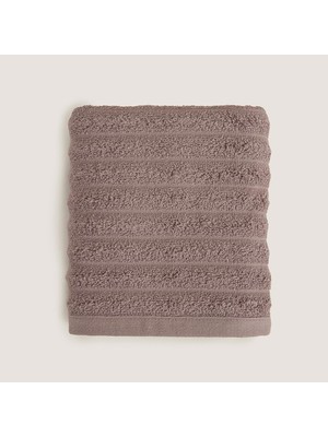 Chakra Waved %100 Pamuk Yüz  Havlusu 50X80 cm Lıla