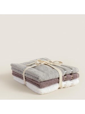 Chakra Chıc %100 Pamuk 3'lu Yüz Havlusu Seti 50X80 cm