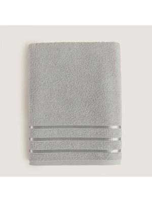 Chakra Chıc %100 Pamuk Banyo Havlusu 70X140 cm Gri