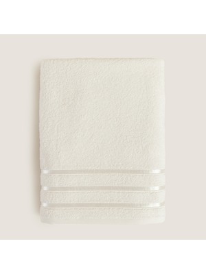 Chakra Chıc %100 Pamuk Banyo Havlusu 70X140 cm Ekru