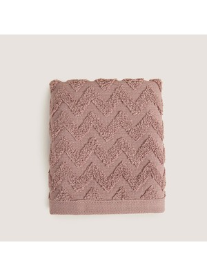 Chakra Zigzag %100 Pamuk El Havlusu 30X40 cm Murdum
