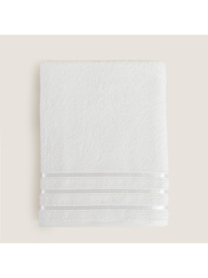 Chakra Chıc %100 Pamuk Banyo Havlusu 70X140 cm Beyaz