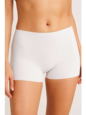 NBB Ekru Lazer Kesim İz Yapmaz Short