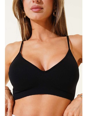 Nbb Siyah Drop Seamless Sütyen
