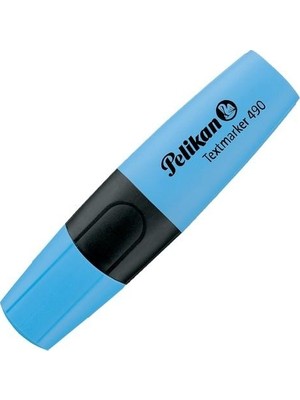 Pelikan 490 Mavi Fosforlu Kalem 10 Adet Yazılı Notlar için