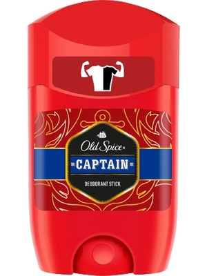 Old Spice Captain Stick Deo 50 ml Erkekler İçin Güçlü Koku ve Uzun Süreli Koruma