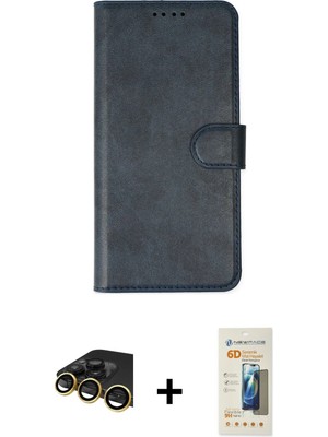 BUTİMAR'S iPhone 14 Pro Siluet Işık Serisi - Siyah 6d Mat Seramik Hayalet Nano Ekran Koruyucu + Gold Raze Metal Kamera Lens