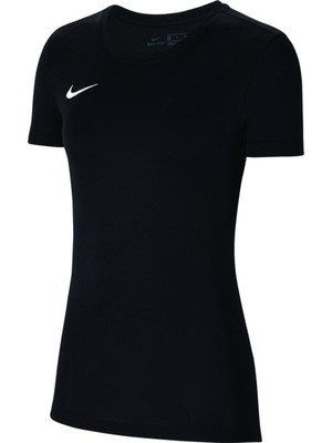 Nike Nk Dry Park Vii Jsy Ss Kadın Siyah Tişört Nefes Alabilir Kumaş ile Şık Tasarım