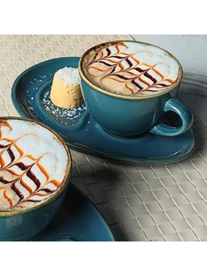 Safir Damla Kahve Sunum Seti 4 Parça 2 Kişilik