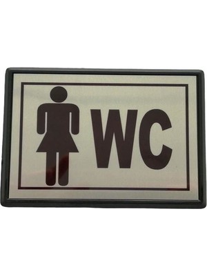 Cemax Yönlendirme Küçük Wc Bayan 10X7 cm
