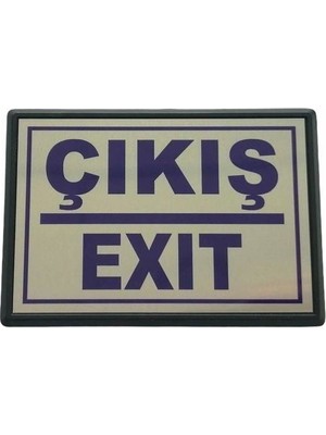 Cemax Yönlendirme Büyük Çıkış (Exit) 13X8,5 cm