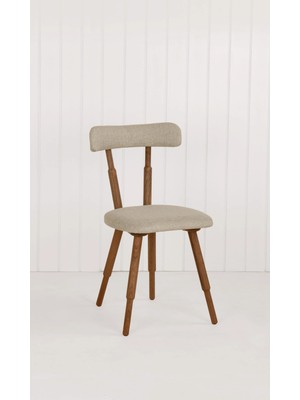 Unboxdeco Nesrin Sd Masif Ceviz Ahşap Tasarım Sandalye