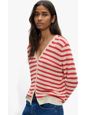 Parfois Kadın Çizgili Örme Hırka