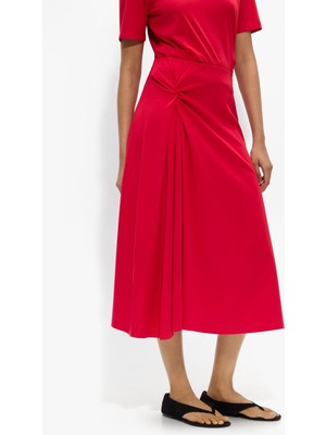 Parfois Kadın Büzgülü Midi Etek