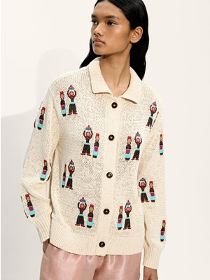 Parfois Kadın Nakışlı Örgü Hırka