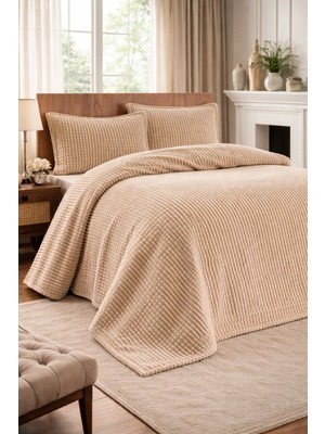 Modern Line Premium 3 Parça Yatak Örtüsü Seti Özel Çantalı 220X240 cm Yastık Kılıfı 50X70 cm 2 Adet