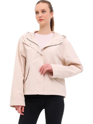 Lumberjack Wl 1uzu SS-103 5pr Ekru Kadın Yağmurluk