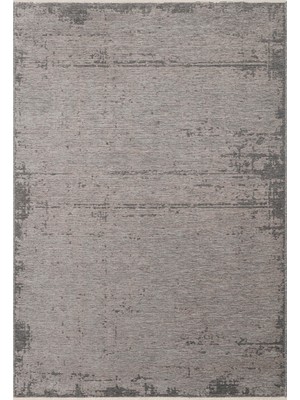 Eko Halı Liza Kilim Liz 05 Grey Yumuşak Tuşeli Çamaşır Makinesinde Yıkanabilen Kaymaz Tabanlı Şık Kilim