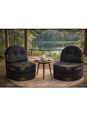 Pufymax Comfy Yeni Nesil Bohem Çay Seti,ikili Koltuk Berjer,uzanma Koltuğu Çok Amaçlı yataklı berjer