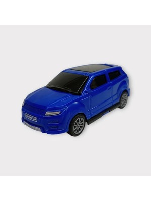 Getittir Çek Bırak Arabalar 10 cm - Mavi Hatchback (Lisinya)