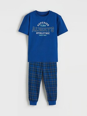 LC Waikiki Baskılı Erkek Çocuk Pijama Takım  (S6)