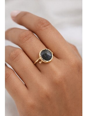 Feyz Tasarım Feyz Aurora Mavi Labradorit Yüzük