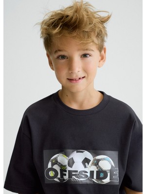 Mayoral Erkek Çocuk T-Shirt Siyah - 06033
