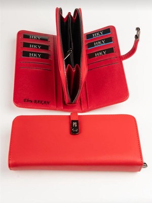 Hky Çok Kullanışlı Büyük Boy Kadın Cüzdan
